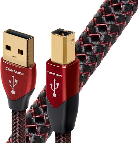 AudioQuest 1.5m Cinnamon USB A-B - USB cables (USB A, USB B, Male/Male, Gold, Black) in Saudi Arabia