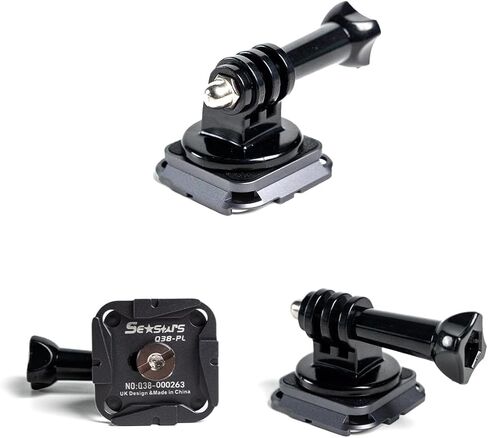 IFOOTAGE Quick Release Base Q38 Base,with Two Standard 3/8 Screw Holes,A 1/4" Convert Screw,Can Stall on Monopod,Camera Tripod,Slider in Saudi Arabia