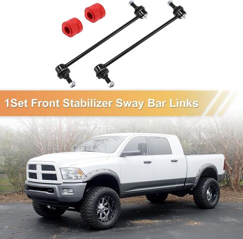 X AUTOHAUX 1 Set Front Sway Bar Links Stabilizer Link Kit with Bushing for Dodge Grand Caravan Caravan Suspension Kit No.4743024AC/4743024AD/K7258 in Saudi Arabia