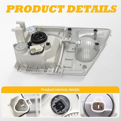 8975851712 Driver Side Headlight Assembly Corner Lamp Compatible with NPR NPR-HD NQR NRR 2008-2020 with Electrical Machinery (Left) in Kuwait