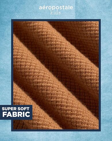 AEROPOSTALE Boys' Long Sleeve Shirt - Soft Blended Thermal Crewneck Long Sleeve Top - Casual Warm Baselayer for Boys (8-16) in Kuwait