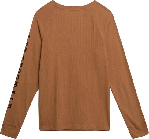 AEROPOSTALE Boys' Long Sleeve Shirt - Soft Blended Thermal Crewneck Long Sleeve Top - Casual Warm Baselayer for Boys (8-16) in Kuwait