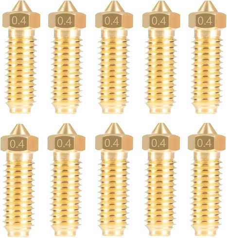 6PCS Hardened Steel Nozzles for Anycubic Kobra 2, 3D Printer High Temperature Resistance 0.4mm Hardened Steel Nozzles for Kobra 2, Kobra 2 Neo, Kobra 2 Pro, Kobra 2 Plus, Kobra 2 Max in Kuwait
