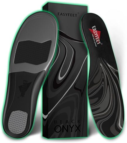 Premium Orthotic Insoles for Men Women - High Arch Support Shoe Inserts for Plantar Fasciitis Pain and Leg Fatigue - All Day Comfort with Odor Control Shock Absorption in Kuwait