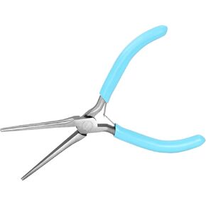 Long Needle Nose Pliers Multipurpose Long Nose Pliers 4.5Inches Small Needle Nose Pliers for Jewelry Making with Comfort Grip Jewelry Pliers for Handmade Craft Wire Wrapping