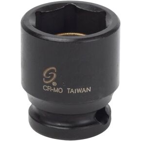 Sunex 317MMG 3/8-Inch Drive 17-Mm Magnetic Impact Socket
