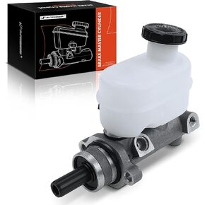 A-Premium Brake Master Cylinder with Reservoir and Cap Compatible with Ford Vehicles - E-150/E-150 Club Wagon 2003-1997, E-150 Econoline/E-150 Econoline Club Wagon 1997-2002 - Replace OE# 1C2Z2140BA