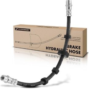A-Premium Front Passenger Brake Hydraulic Hose Compatible with Select Volkswagen Models - Eurovan 2000 2001 2002 2003 2.8L, 375mm in Length - Replace# 7D0611702B