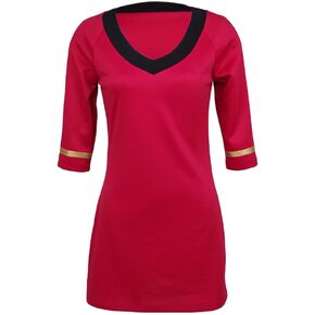 Adult Star Series Costume Dress Womens the Original Series Spaceship Captain Officer Uniform Dress