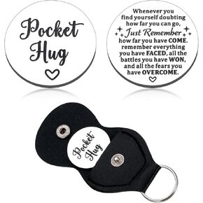Pocket Hug Token Health Gifts for Women Men Christmas Gifts for Teen Girls 16-18 Teen Inspirational Gifts for Daughter Son Mental Long Distance Friendship Gifts for Best Friends Coworkers Gift Ideas