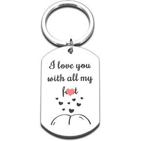 هدايا عيد الحب له - سلسلة مفاتيح مضحكة للزوج وصديقها من زوجة وصديقة عيد ميلاد، أحلى يوم الذكرى السنوية لعيد الميلاد، حشوات تخزين الزفاف، هدايا الزوجين المشاغب له in Kuwait