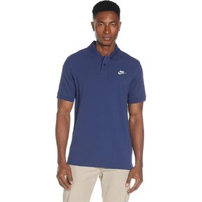 Nike NSW SCE Matchup Pique Polo Midnight Navy/White LG, Large, Blue