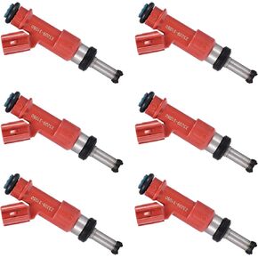 23209-31050 حاقن الوقود OE 2GR-FE 3.5L، متوافق مع/تويوتا كامري هايلاندر سيينا فينزا، متوافق مع/لكزس 3.5 RX350 ES350 2006 2007 2008 2009 2010 2011 2012 2013 | 12 فتحة| |مجموعة من 6|
