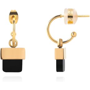 Milan Chiva 14K Gold Square Dangle Hoop Earrings for Women, Plated Small Huggie Hoops Rectangle Hypoallergenic Dainty Dangling Earrings for Women Fashion Jewelry in Kuwait