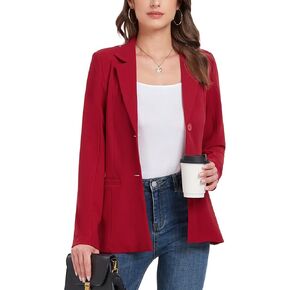MINTLIMIT Womens Casual Blazers Dressy Lapel Collar 2024 Open Front Work Office Long Sleeve Suit Jackets Blazer