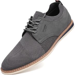 DECARSDZ Men's Casual Breathable Mesh Dress Oxfords Comfortable Fashion Derby Sneakers Walking Shoes