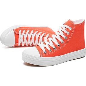 أحذية رياضية عالية الجودة من Witwatia للنساء، أحذية قماشية كاجوال برباط، أحذية تنس مريحة، أحذية مشي كلاسيكية بمقدمة مستديرة in Kuwait