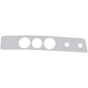 United Pacific 21813 Dashboard Trim, A/C Dash Panel Trim, Stainless, for 2006+ Kenworth