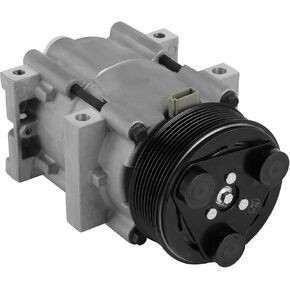cciyu Air Conditioning Compressor 1998 Fit for Ford E-350 Econoline 7.3L 1998-2000 Fit for Ford E-350 Econoline Club Wagon 7.3L
