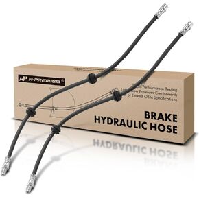 A-Premium Rear Driver and Passenger Brake Hydraulic Hoses Compatible with Select Mercedes-Benz Models - C350, GL320, ML320, 2009, R320, R350, R500, R63 AMG - Replace# A2514200448(Pack of 2)