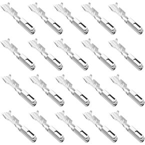 The Lord of the Tools 20Pcs Wiring Crimp Repair Terminals Pins 61130005197 61130030851 61130032790 Compatible with BMW 1995-2021 Wiring Plug Connector Terminal Contact Pin