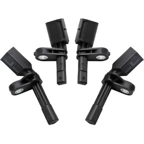 4 Pcs Left Right Front Rear ABS Wheel Speed Sensor Fits for Audi TT Porsche Seat Leon for VW Amarok Golf Jetta Passat Rabbit for Tiguan Replace 1K0927807 1K0927808 7H0927803 7H0927804