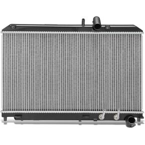 DNA MOTORING OE Style 1-Row Aluminum Cooling Radiator Compatible with Mazda RX-8 2004-2008, OEM-RA-2694