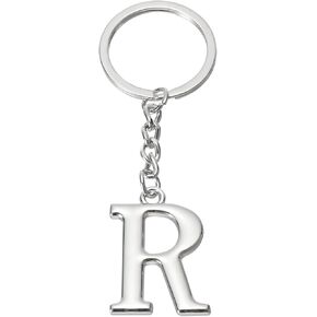 PATIKIL Initial Letter Key Chain, Letter a Key Chain Pendant Key Ring