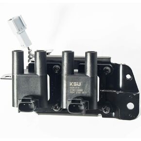KSU Ignition Coil Pack Compatible with Hyundai Accent 1.6L L4 2001 2002 2003 2004 2005 Replaces 27301-26600, 2730126600, GN10413 48923 96486 UF424 5C1386 2736626600 2436626602