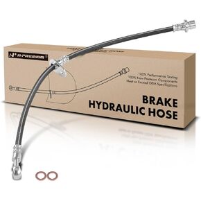 A-Premium Rear Driver or Passenger Brake Hydraulic Hose Compatible with Acura Models - RL 1996 1997 1998 1999 2000 2001 2002 2003 2004 3.5L - Replace# 01466SZ3000