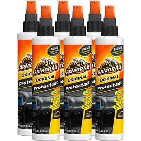 Armor All Interior Car Cleaner Spray Bottle, Protectant Cleaning for Cars, Truck, Motorcycle, Pump Sprayer, 10 Fl Oz (6 Packs)