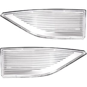HECASA Fog Light Molding Compatible with 2012-2015 Volkswagen Passat Replacement for 561941778B 561941777B Drivers & Passengers Side Front Bumper Driving Fog Lamps Trim Set Plastic PC
