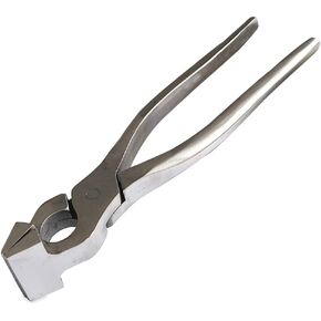 DIY Leather Craft Flatten Pliers Leather Edge Adjustment Press Flatten Plier Clamp Cutting Side Snips Flush Pliers Nipper For Leather Belt And Bag (Straight Head)