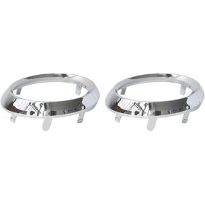 Pair Fog Light Lamp Bezel Cover for Toyota Sienna SE 2011 2012 2013 2014 2015 2016 2017 Chrome Trim Rings 52713-08020 52712-08020 TO1038150 TO1039150