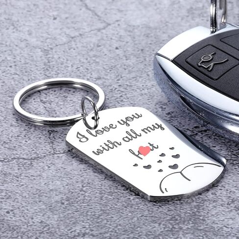 هدايا عيد الحب له - سلسلة مفاتيح مضحكة للزوج وصديقها من زوجة وصديقة عيد ميلاد، أحلى يوم الذكرى السنوية لعيد الميلاد، حشوات تخزين الزفاف، هدايا الزوجين المشاغب له in Kuwait