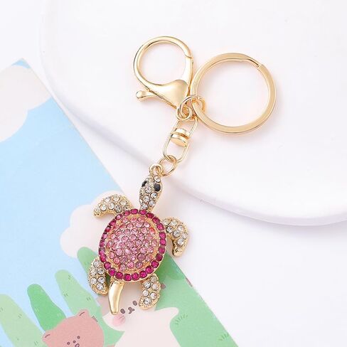 لطيف الحيوان BlingBling بلورات المفاتيح الحيوان حلية كيرينغ سيارة حقيبة حافظة نقود حقائب السيارات مفتاح قلادة ديكور in Kuwait