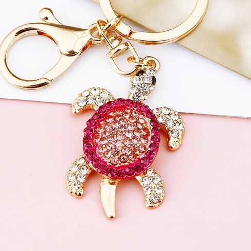 لطيف الحيوان BlingBling بلورات المفاتيح الحيوان حلية كيرينغ سيارة حقيبة حافظة نقود حقائب السيارات مفتاح قلادة ديكور in Kuwait