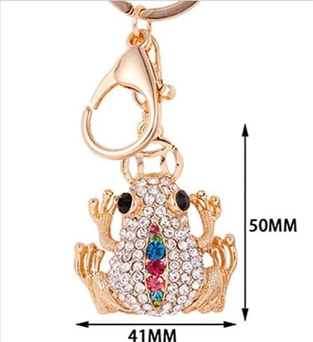 لطيف الحيوان BlingBling بلورات المفاتيح الحيوان حلية كيرينغ سيارة حقيبة حافظة نقود حقائب السيارات مفتاح قلادة ديكور in Kuwait