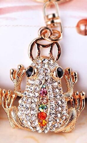 لطيف الحيوان BlingBling بلورات المفاتيح الحيوان حلية كيرينغ سيارة حقيبة حافظة نقود حقائب السيارات مفتاح قلادة ديكور in Kuwait