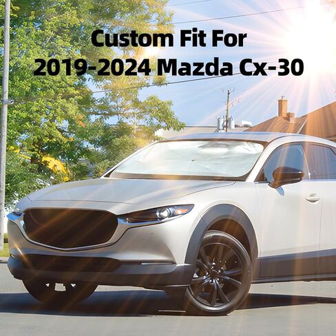 2024 Windshield Sun Shade Custom Fit for Kia K5 2021-2025 Accessories, Upgraded Car Sunshade Umbrella with 360° Rotation, Foldable Sun Shield Cover for Car Windshield Block UV Rays in Saudi Arabia