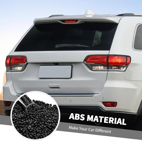 Jimen Taillight Cover Trim Bezel Compatible with Jeep Grand Cherokee 2014-2020 (Black) in Saudi Arabia