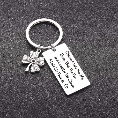 De&ai Boss Keyring Gift, Leaving Mentor Coworker Fun and Laughter We Share Made Us Friends Boss Gift in Kuwait