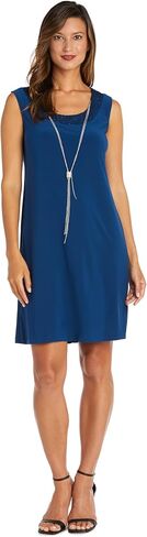 R&M Richards Women's Sheer Knee-Length Shift Dress and Jacket Set in Saudi Arabia