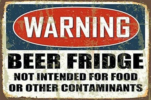 Novelty Beer Fridge Magnet Vinyl Made in USA (5.5''x8'') in Saudi Arabia