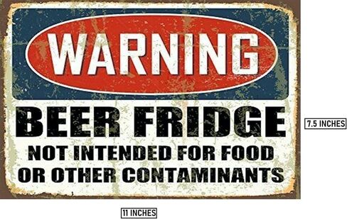 Novelty Beer Fridge Magnet Vinyl Made in USA (5.5''x8'') in Saudi Arabia