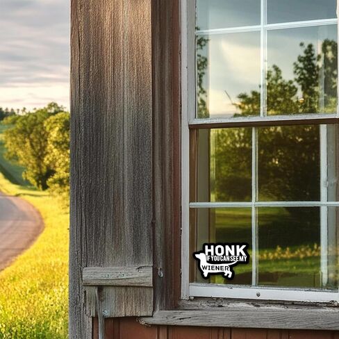 ملصق فينيل مضحك من Dachshund Wiener Dog للسيارات والشاحنات والنوافذ والمصدات وجدران أجهزة الكمبيوتر المحمولة - 5.5 بوصة عند أكبر نقطة - أبيض بدون خلفية - KCD3294 in Kuwait