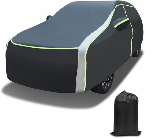 Peleus Car Cover for 1994-2024 Toyota RAV4, Waterproof Custom-fit All Weather Sun Rain UV Dust Snow Protection Windproof Outdoor RAV4 SUV Car Cover with Door Zipper in Saudi Arabia