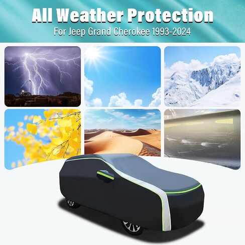 Peleus Car Cover for 1994-2024 Toyota RAV4, Waterproof Custom-fit All Weather Sun Rain UV Dust Snow Protection Windproof Outdoor RAV4 SUV Car Cover with Door Zipper in Saudi Arabia