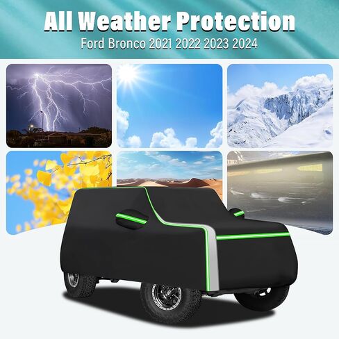 Peleus Car Cover for 1994-2024 Toyota RAV4, Waterproof Custom-fit All Weather Sun Rain UV Dust Snow Protection Windproof Outdoor RAV4 SUV Car Cover with Door Zipper in Saudi Arabia