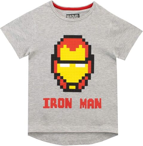 مجموعة تي شيرت Marvel Boys Iron Man وHulk مكونة من قطعتين in Kuwait